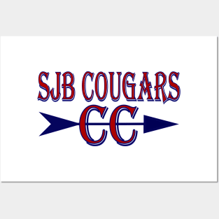 SJB Cougars Cross Country team logo Posters and Art